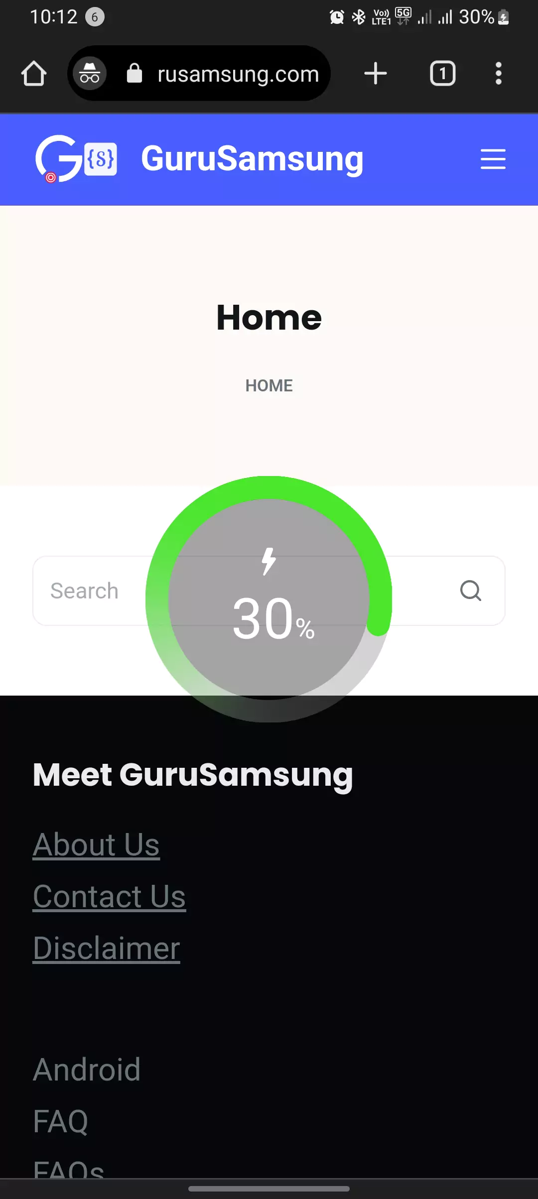 when fast charging on samsung not enabled