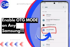 overlay text enable otg mode samsung thumbnail