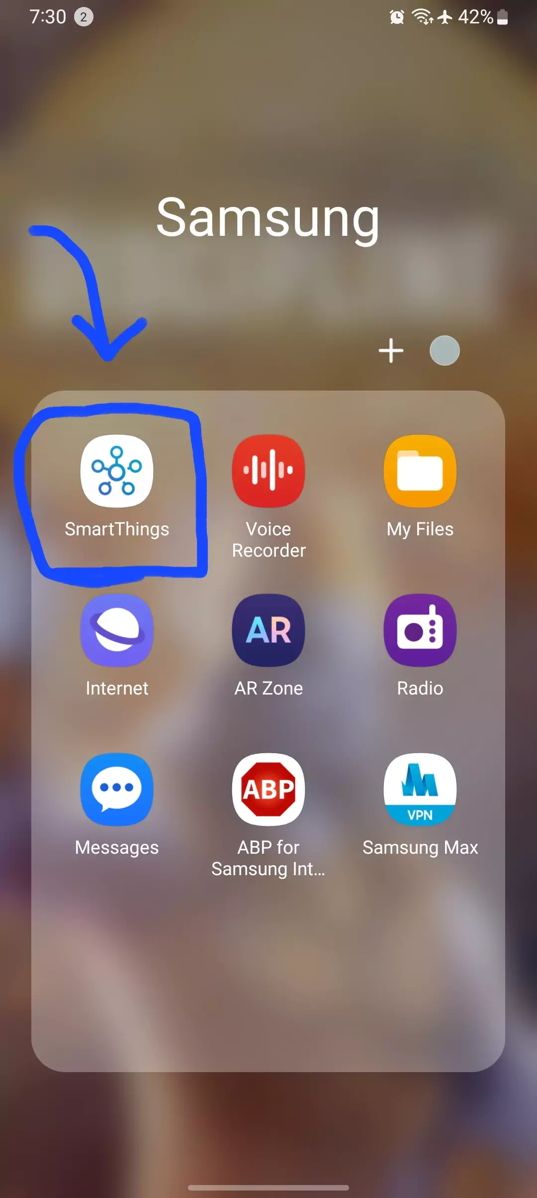 smartthings app highlighted